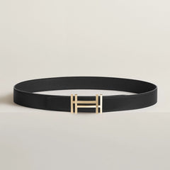 HERMES Men's H Au Carre Belt Buckle & Reversible Leather Strap | 愛馬仕 男仕雙面皮帶 (32MM/ 多色) - LondonKelly 英國名牌代購