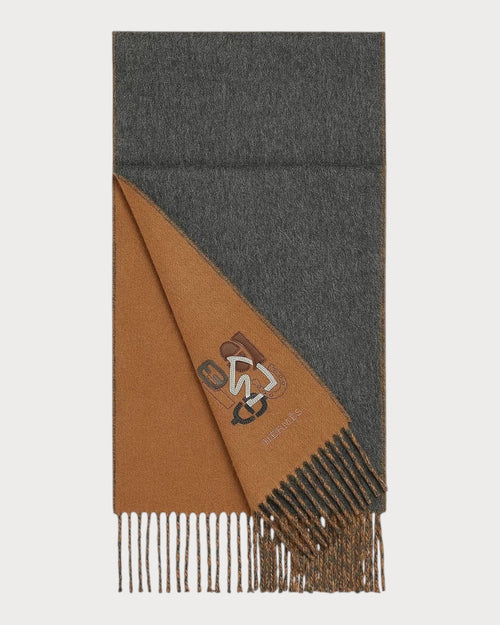 HERMES Recto - Verso PM H Puzzle Scarf | 愛馬仕 男仕頸巾 (多色) - LONDONKELLY 英國名牌代購