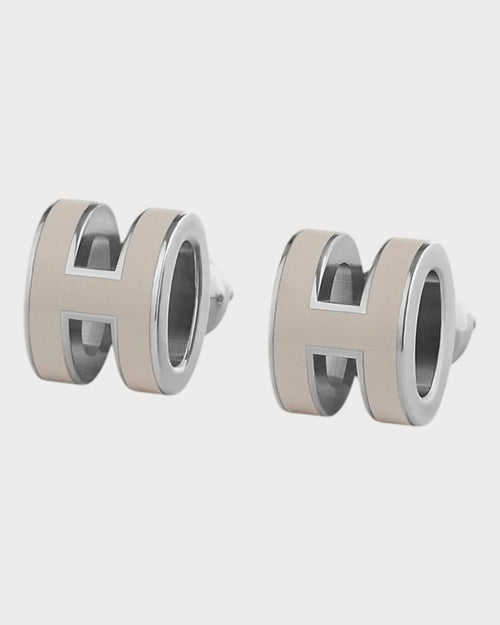 HERMES Silver Mini Pop H Earrings | 愛馬仕 耳環 (迷你/多色) - LONDONKELLY 英國名牌代購