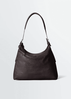 LEMAIRE Belted Hobo Bag In Leather | 手袋 (深朱古力色) - LONDONKELLY 英國名牌代購