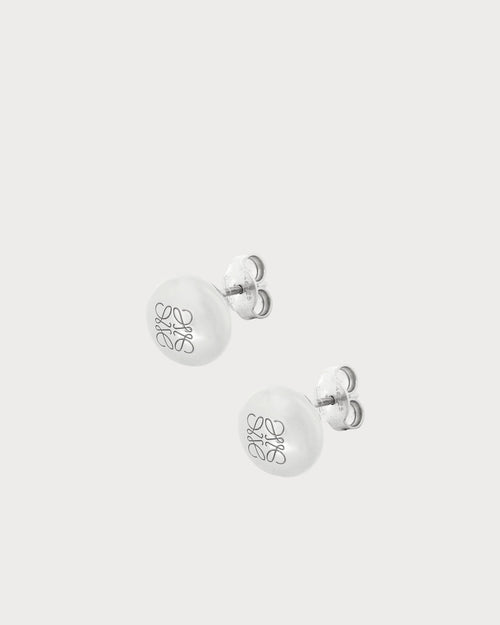 LOEWE Anagram Pebble Stud Earrings in Sterling Silver | 羅意威 耳環 (多色) - LondonKelly 英國名牌代購