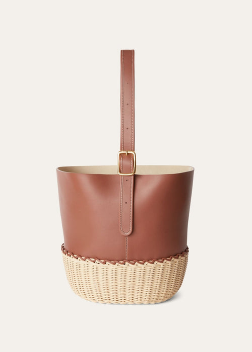 LORO PIANA Cedar Bucket Bag | 諾悠翩雅 草編水桶袋 (啡色) - LondonKelly 英國名牌代購