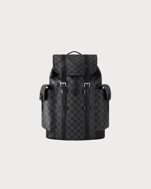 LOUIS VUITTON N41379 Men's Christopher MM Backpack | 路易威登 男仕背囊 (黑色)