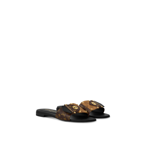 LOUIS VUITTON 1ACXG6 LV Frame Flat Mules | 路易威登 涼鞋 (啡色)