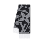LOUIS VUITTON M97179 Snowy Kaleidoscope Scarf | 路易威登 頸巾 (黑色) - LondonKelly 英國名牌代購