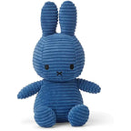 MIFFY Sitting Corduroy Plush | 米菲坐著的燈芯絨毛絨毛玩具 (深藍色) - LondonKelly 英國名牌代購