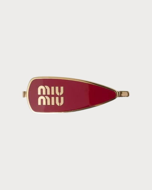 MIU MIU Enameled Metal Hair Clip | 繆繆 髮夾 (多色) - LONDONKELLY 英國名牌代購