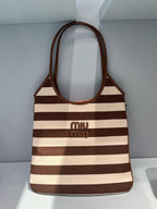 MIU MIU Ivy Canvas and Leather Bag | 繆繆 手袋 (多色) - LondonKelly 英國名牌代購