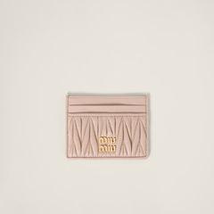 MIU MIU Matelasse Nappa Leather Card Holder | 繆繆 卡套 (多色) - LondonKelly 英國名牌代購