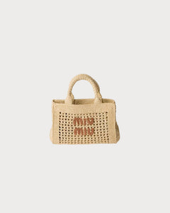 MIU MIU Raffia - Effect Woven Handbag | 繆繆 草編袋 (多色) - LondonKelly 英國名牌代購