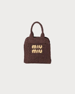 MIU MIU Raffia - Effect Woven Tote Bag | 繆繆 草編袋 (多色) - LondonKelly 英國名牌代購
