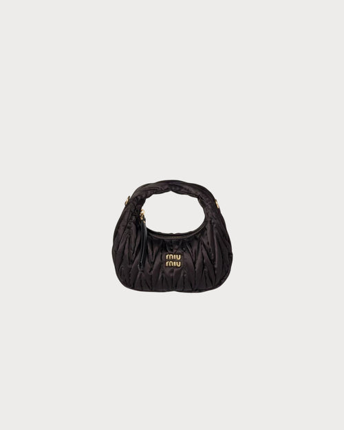 MIU MIU Wander Matelasse Silk Mini - Bag | 繆繆 迷你袋 (黑色) - LondonKelly 英國名牌代購