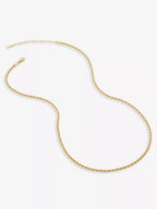 MONICA VINADER Rope - Effect Gold Vermeil Chain Necklace | 頸鏈 (金色) - LondonKelly 英國名牌代購