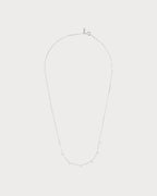 PERSEE White Gold and Diamond 7 - Stone Danae Necklace | 白金鑽石七顆石頸鏈 (白金款) - LondonKelly 英國名牌代購