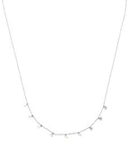 PERSEE White Gold and Diamond Danae Necklace | 白金鑽石頸鏈 (白金款) - LondonKelly 英國名牌代購