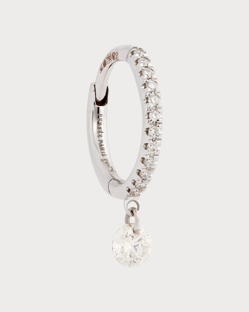 PERSEE White Gold and Diamond Danae Single Earring | 白金鑽石達娜伊單耳環 (白金) - LondonKelly 英國名牌代購