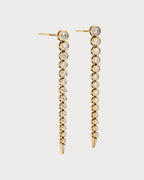 PERSEE Yellow Gold and Diamond Danae Gradient Earrings | 黃金鑽石漸層耳環 (黃金款) - LondonKelly 英國名牌代購