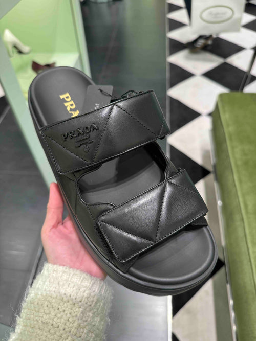 PRADA 1XZ775 Slides Padded Nappa Leather(2 Colors) - LONDONKELLY 英國名牌代購