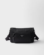PRADA 2VH991 Men's Large Re - Nylon and Saffiano Leather Shoulder Bag | 普拉達 男仕手袋 (黑色) - LondonKelly 英國名牌代購