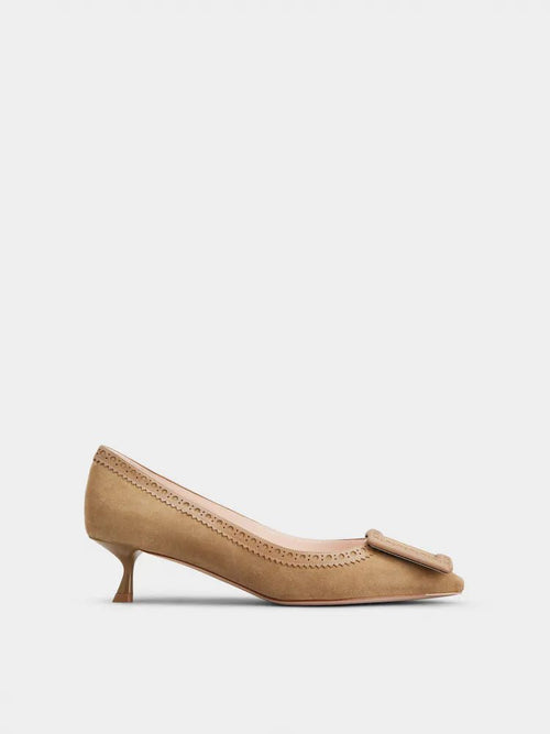 ROGER VIVIER Viv' in The City Pumps in Suede | RV 麂皮高跟鞋 (多色) - LondonKelly 英國名牌代購