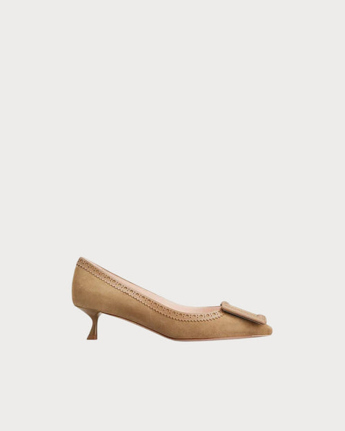 ROGER VIVIER Viv' in The City Pumps in Suede | RV 麂皮高跟鞋 (多色) - LondonKelly 英國名牌代購