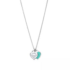 TIFFANY & CO. Return to Tiffany Mini Double Heart Tag Pendant | 蒂芙尼 心心頸鏈 (銀色) - LONDONKELLY 英國名牌代購