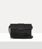 VIVIENNE WESTWOOD Men's Bella Flap Crossbody | 西太后 男仕手袋 (黑色) - LondonKelly 英國名牌代購