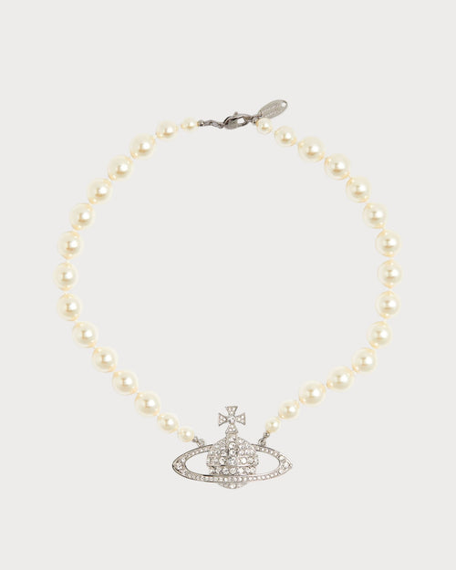 VIVIENNE WESTWOOD One Row Pearl Bas Relief Choker | 西太后 短珍珠頸鏈 (多色)