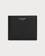 YSL SAINT LAURENT Men's Saint Laurent Paris East/West Wallet In Smooth Leather | 聖羅蘭 男仕銀包 (黑色) - LONDONKELLY 英國名牌代購