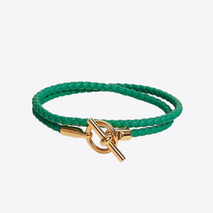 HERMES Double Tour Bracelet | 愛馬仕 手鐲 (Green)