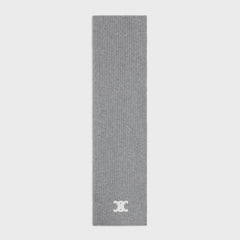 CELINE Triomphe Scarf | 賽琳 頸巾 (Grey)