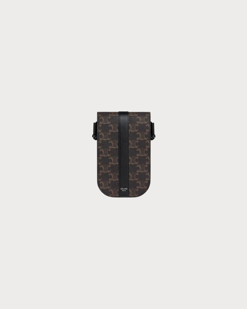 CELINE Triomphe Canvas Phone Pouch | 賽琳 電話套 (老花/多色) - LondonKelly 英國名牌代購