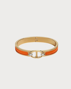 HERMES Mini Clic Chaine d'Ancre Bracelet | 愛馬仕 金色手鐲 (迷你/Orange)