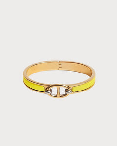 HERMES Mini Clic Chaine d'Ancre Bracelet | 愛馬仕 金色手鐲 (迷你/Yellow)