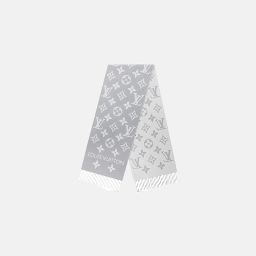 LOUIS VUITTON Essential Scarf | 路易威登 經典羊毛頸巾 (Gray)
