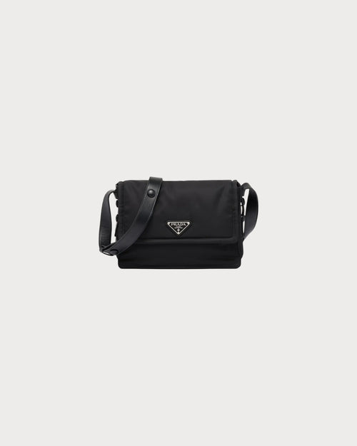 PRADA Small Padded Re-Nylon Shoulder Bag | 普拉達 手袋 (Black)