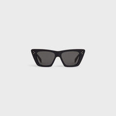 CELINE Women's Cat Eye S187 Sunglasses in Acetate | Celine Sunglasses (Multicolor)