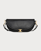 CELINE Little Halfmoon Soft Triomphe in Supple Shiny Lambskin | 賽琳 手袋 (小碼/黑色)