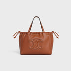 CELINE Small Cabas Drawstring Cuir Triomphe | 賽琳 手袋 (啡色)