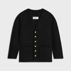 CELINE Oversized jacket in Bouchle Tweed Cashmere Black | 賽琳 外套 (黑色)