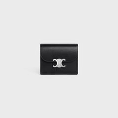 CELINE Small Wallet Triomphe Shiny Calfskin | 賽琳 牛皮凱旋門銀包 (多色)