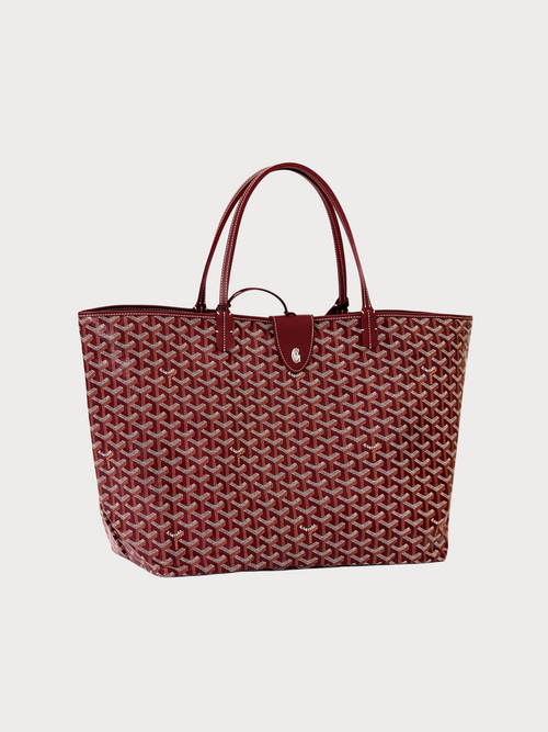 GOYARD Saint Louis Bag Goyardine Canvas & Calfskin(GM/Many)
