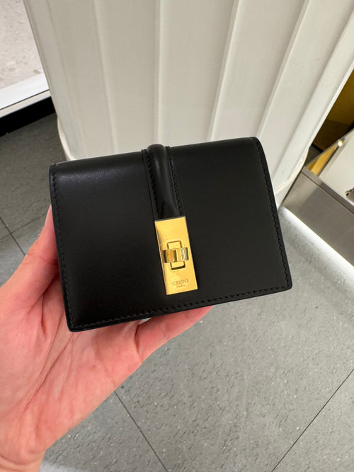 CELINE 16 Card Holder with Flap | Celine card holder wallet (multi-color)