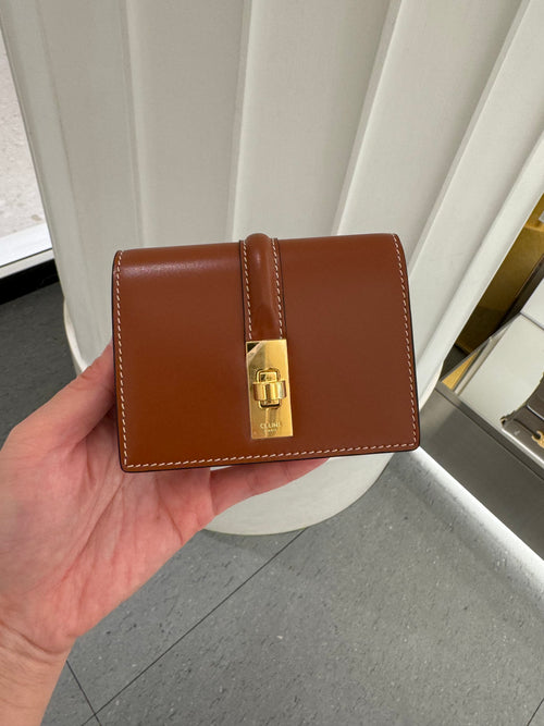 CELINE 16 Card Holder with Flap | Celine card holder wallet (multi-color)