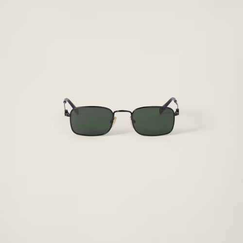 MIU MIU Logo sunglasses (Military Green Lenses)