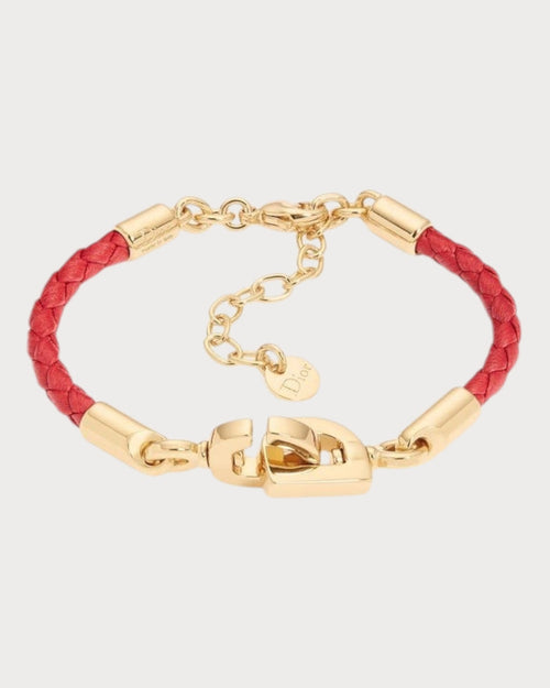 CHRISTIAN DIOR CD Lock Bracelet | 迪奧 手鏈 (Red)