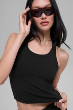 ALO YOGA Goddess Ribbed Go - To Tank | 羅紋經典背心 (多色) - LondonKelly 英國名牌代購