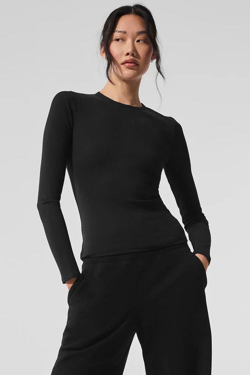ALO YOGA Ribbed Modal Long Sleeve | 羅紋長袖上衣 (多色) - LondonKelly 英國名牌代購