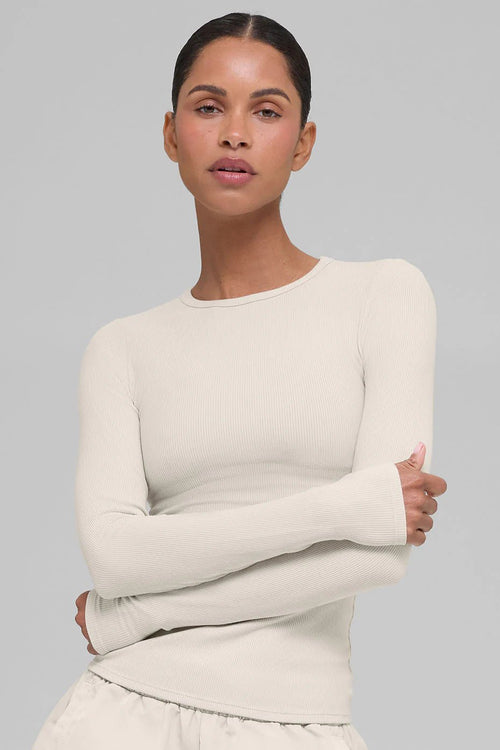 ALO YOGA Ribbed Modal Long Sleeve | 羅紋長袖上衣 (多色) - LondonKelly 英國名牌代購