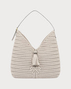 ANYA HINDMARCH Neeson Tassel Hobo Bag (Chalk) - LONDONKELLY 英國名牌代購